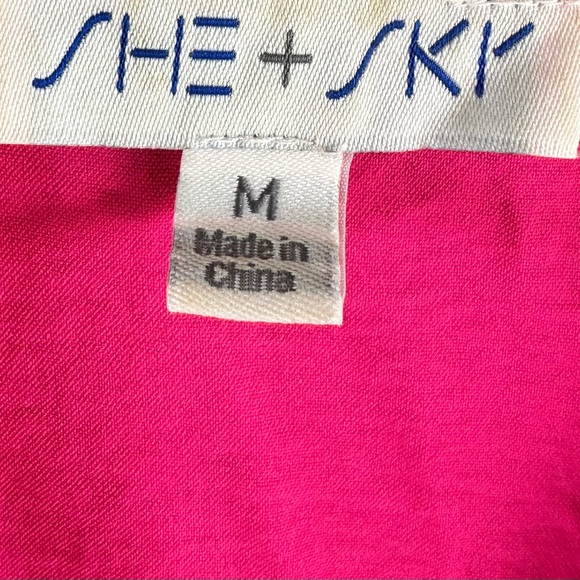 🎉5 for $45🎉 She sky dress size M pink - Picture 5 of 8